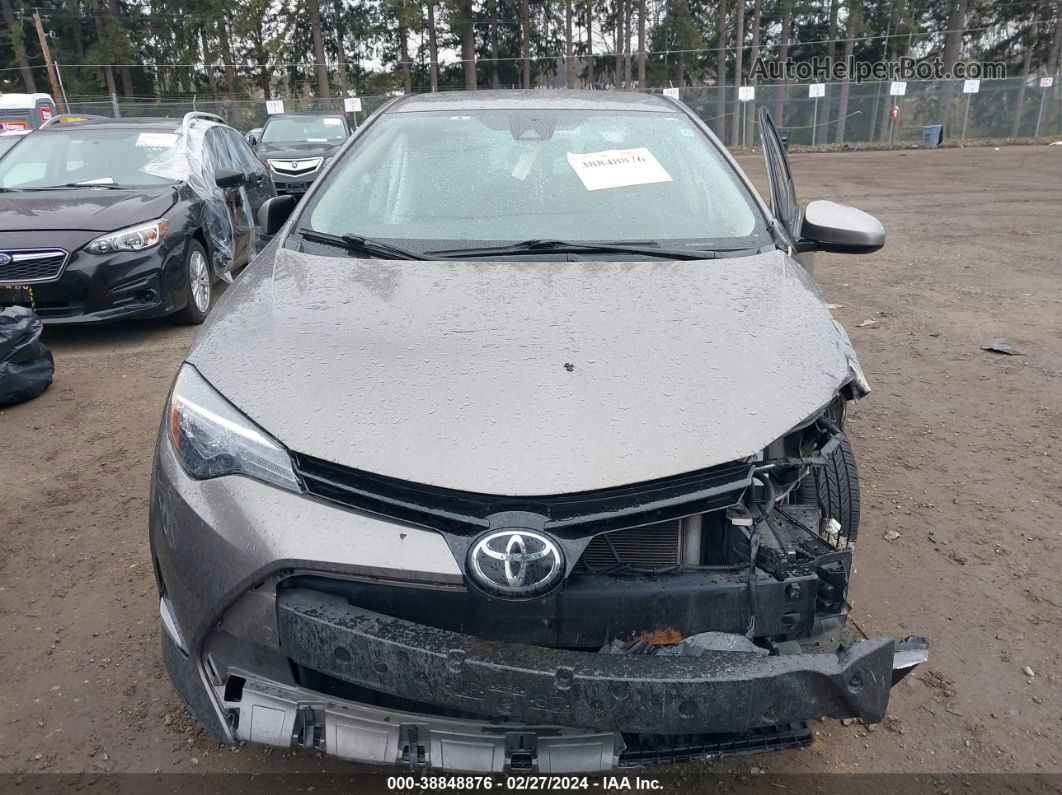 2017 Toyota Corolla Le Gray vin: 2T1BURHE1HC813639