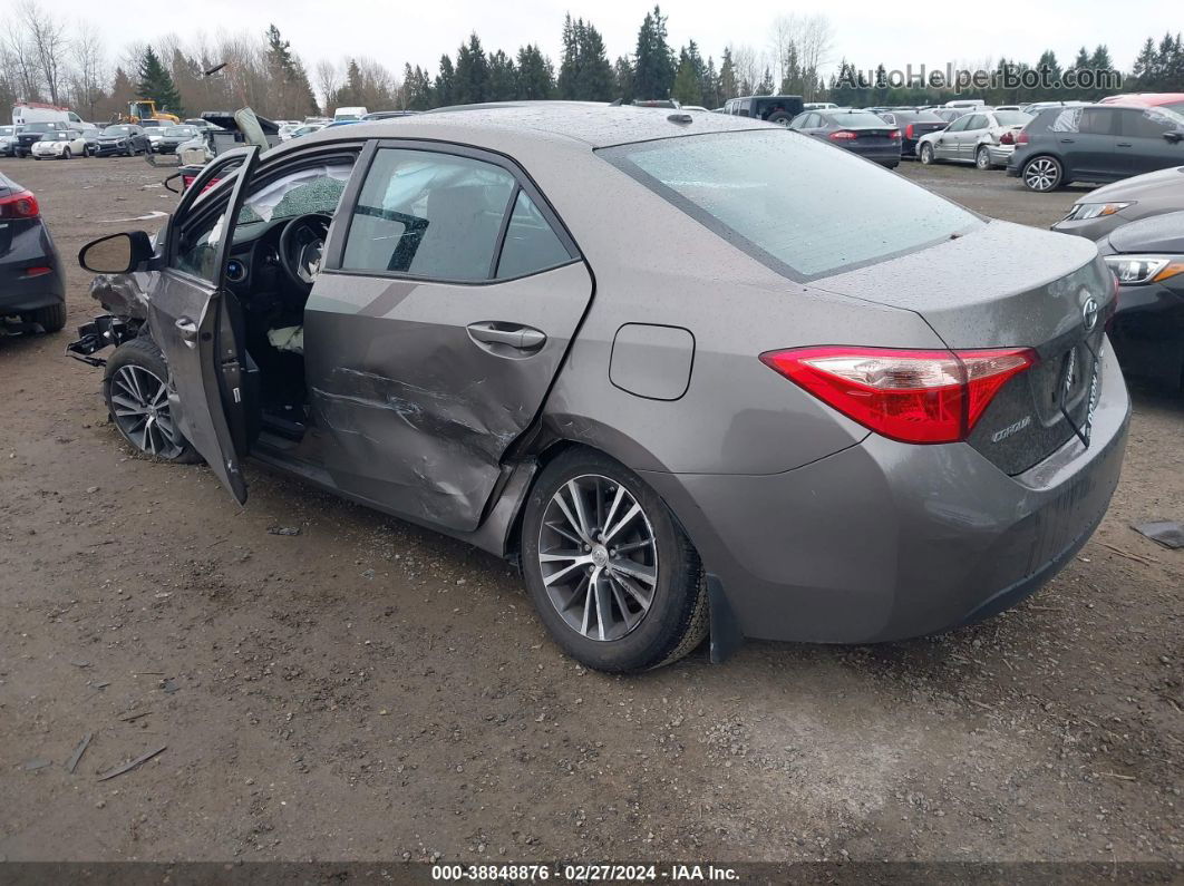 2017 Toyota Corolla Le Gray vin: 2T1BURHE1HC813639