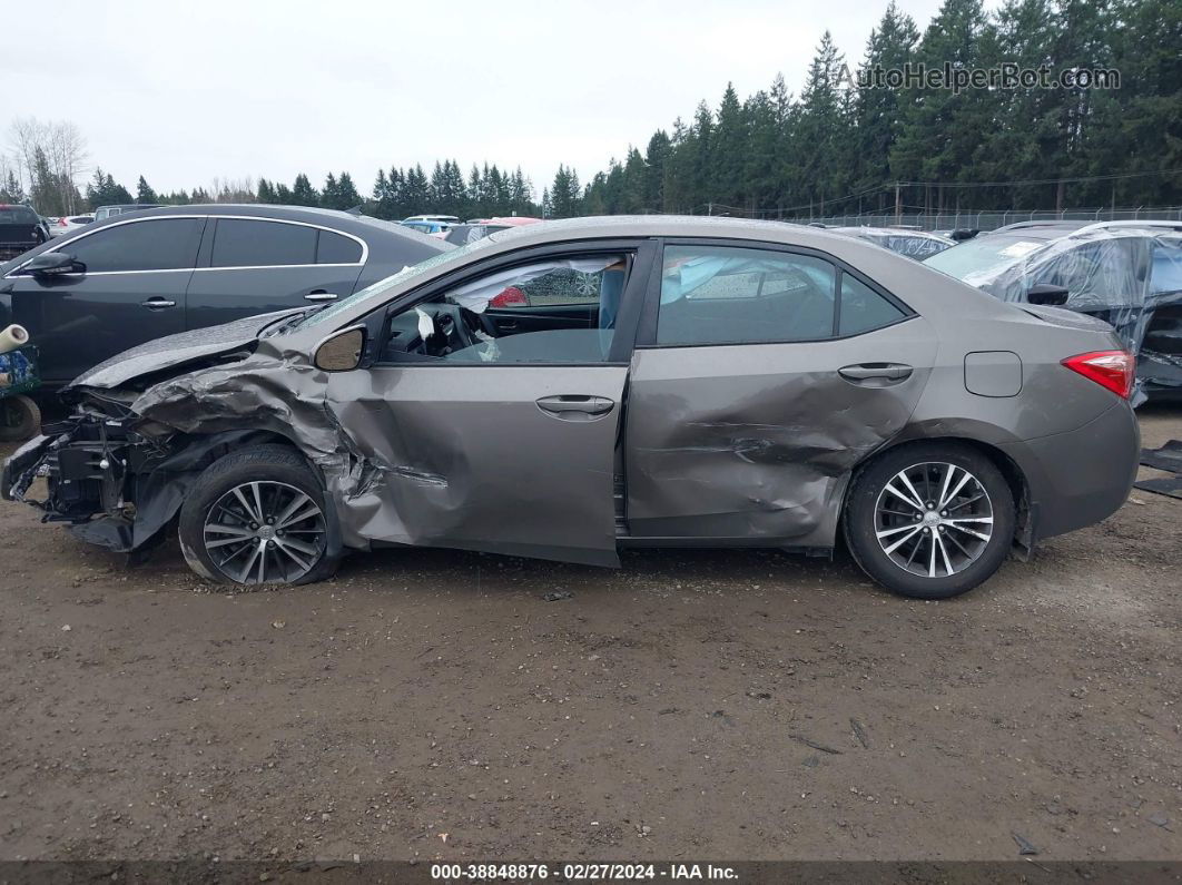 2017 Toyota Corolla Le Gray vin: 2T1BURHE1HC813639