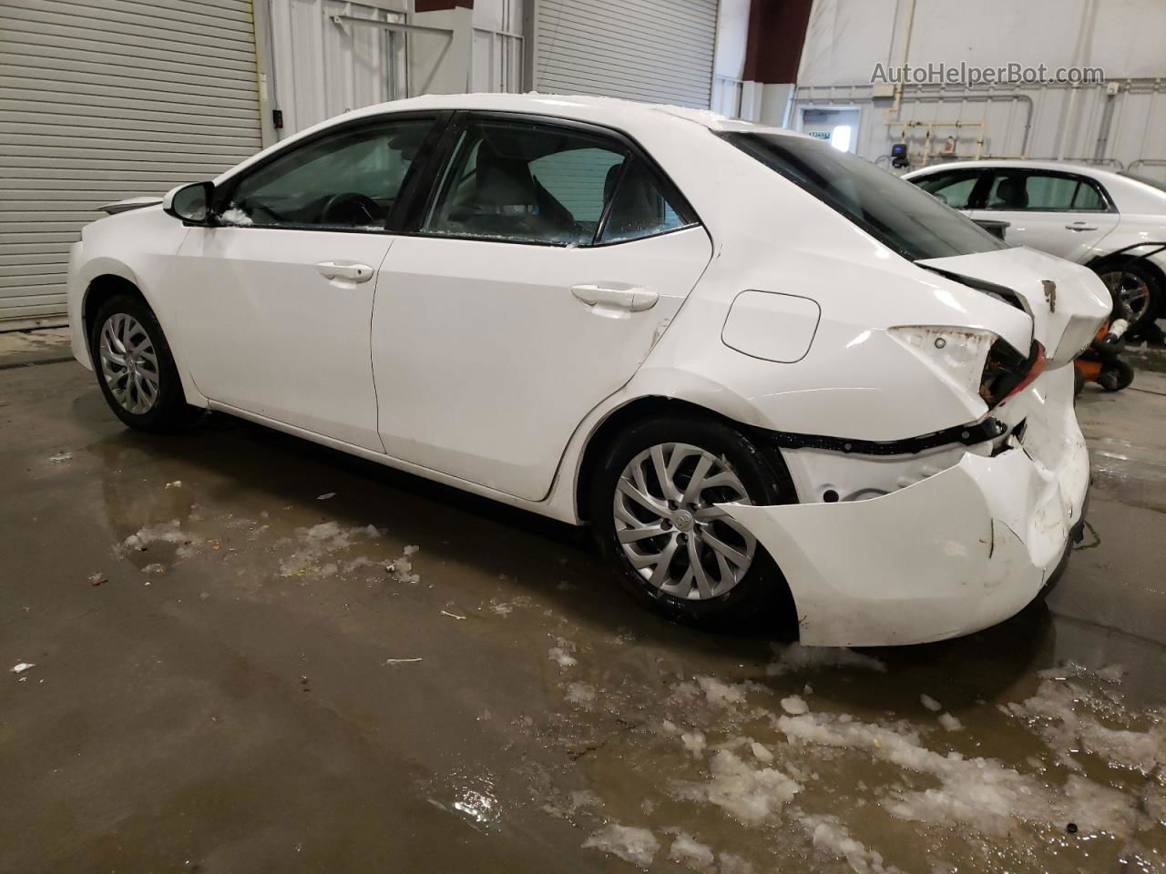 2017 Toyota Corolla L White vin: 2T1BURHE1HC823569