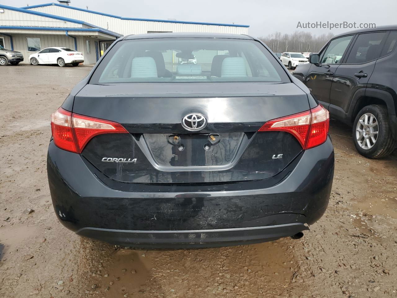 2017 Toyota Corolla L Black vin: 2T1BURHE1HC851453