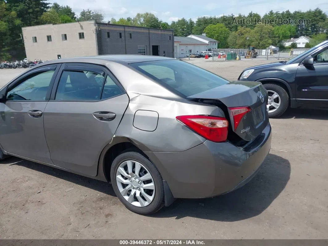 2017 Toyota Corolla Le Gray vin: 2T1BURHE1HC856779