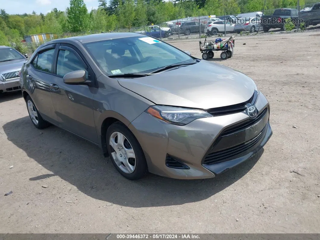 2017 Toyota Corolla Le Gray vin: 2T1BURHE1HC856779