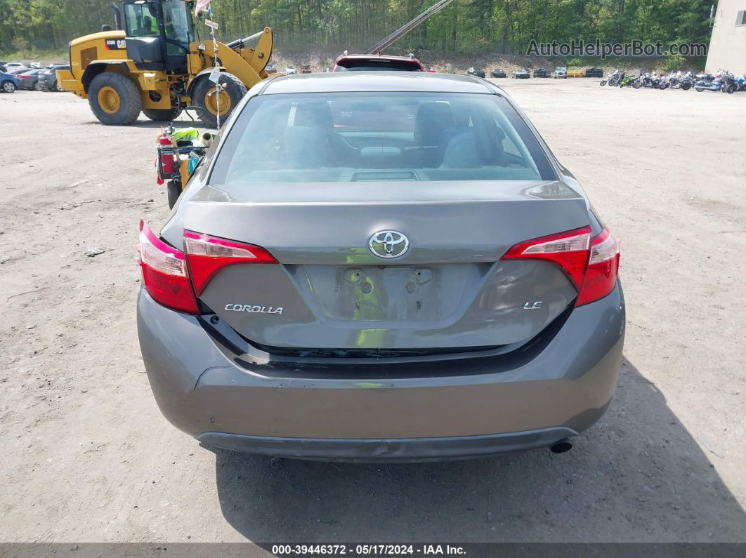 2017 Toyota Corolla Le Gray vin: 2T1BURHE1HC856779