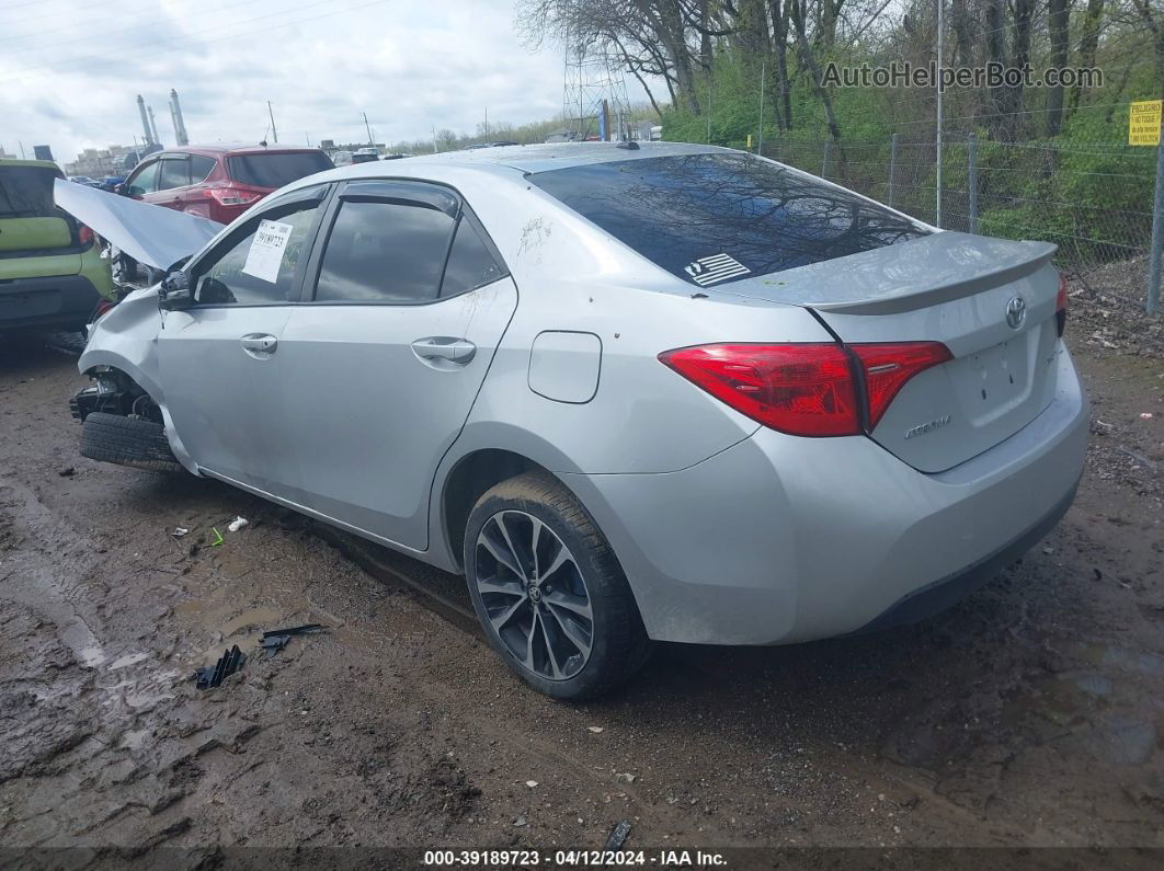 2017 Toyota Corolla Xse Silver vin: 2T1BURHE1HC873288