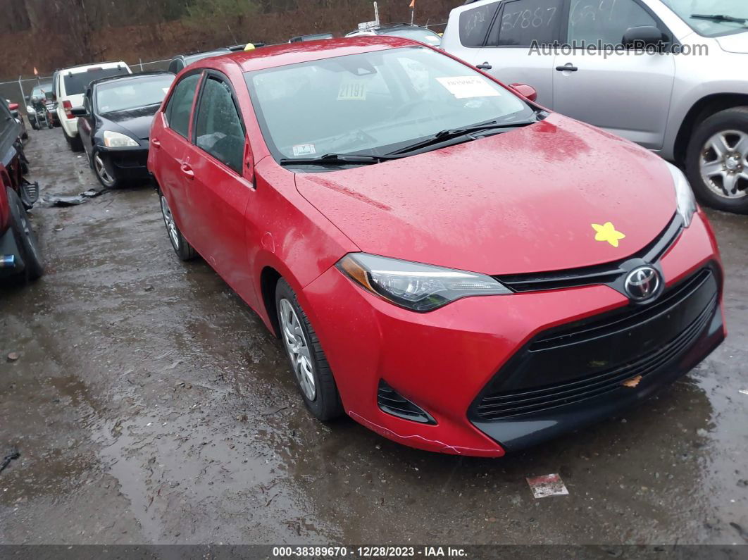 2017 Toyota Corolla Le Red vin: 2T1BURHE1HC875624