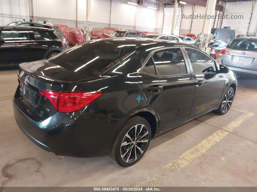 2017 Toyota Corolla Se Black vin: 2T1BURHE1HC897770