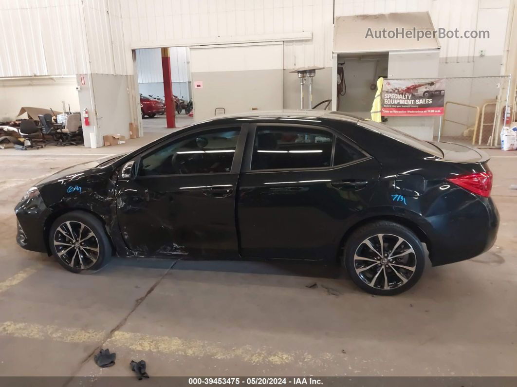 2017 Toyota Corolla Se Black vin: 2T1BURHE1HC897770