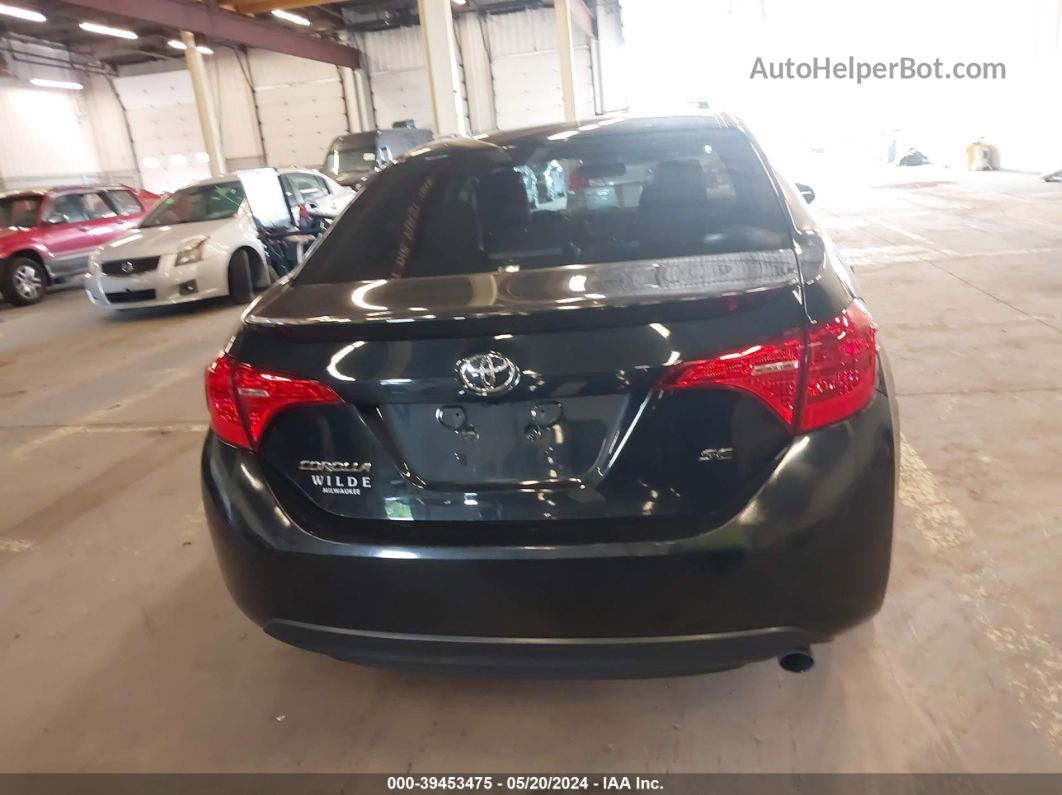 2017 Toyota Corolla Se Black vin: 2T1BURHE1HC897770