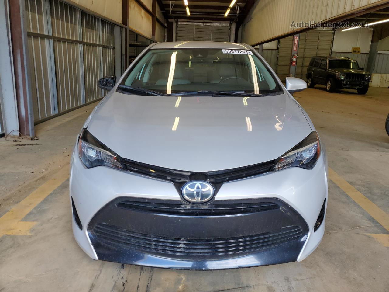 2017 Toyota Corolla L Silver vin: 2T1BURHE1HC921453