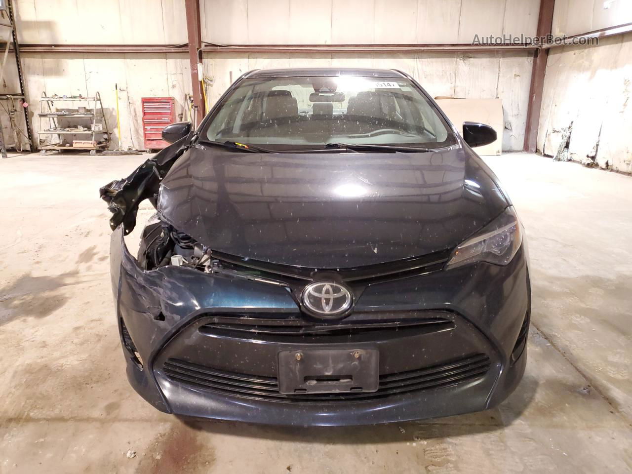 2017 Toyota Corolla L Blue vin: 2T1BURHE1HC931500