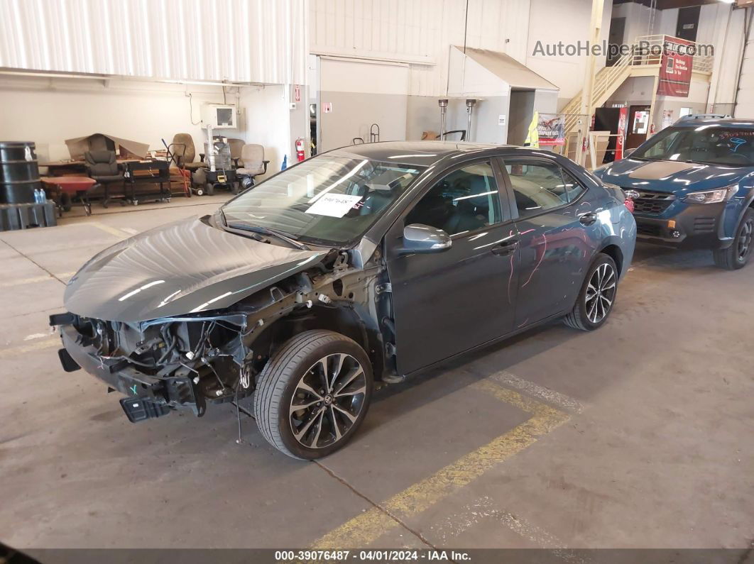 2019 Toyota Corolla Se Gray vin: 2T1BURHE1KC158292