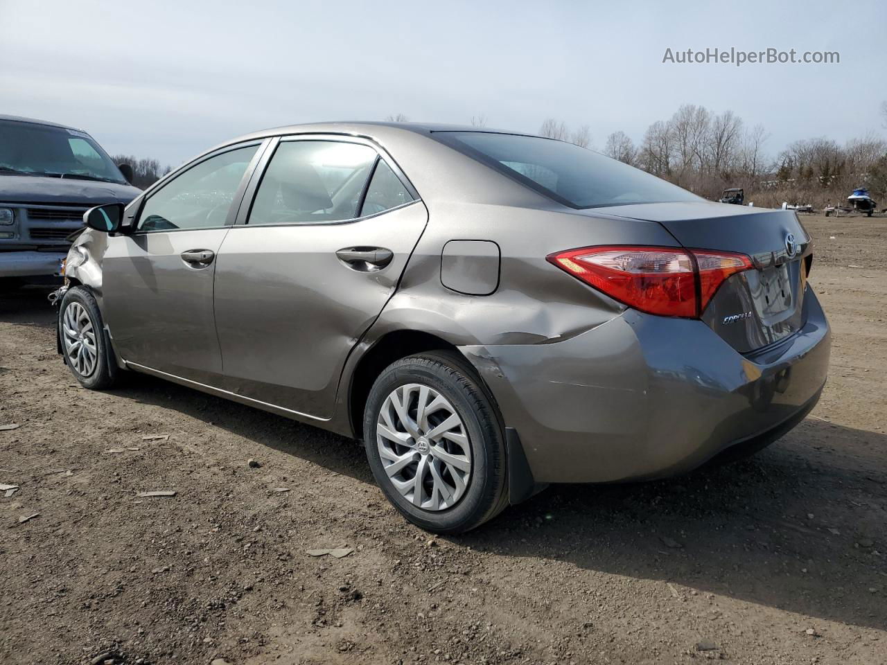 2019 Toyota Corolla L Серый vin: 2T1BURHE1KC159751