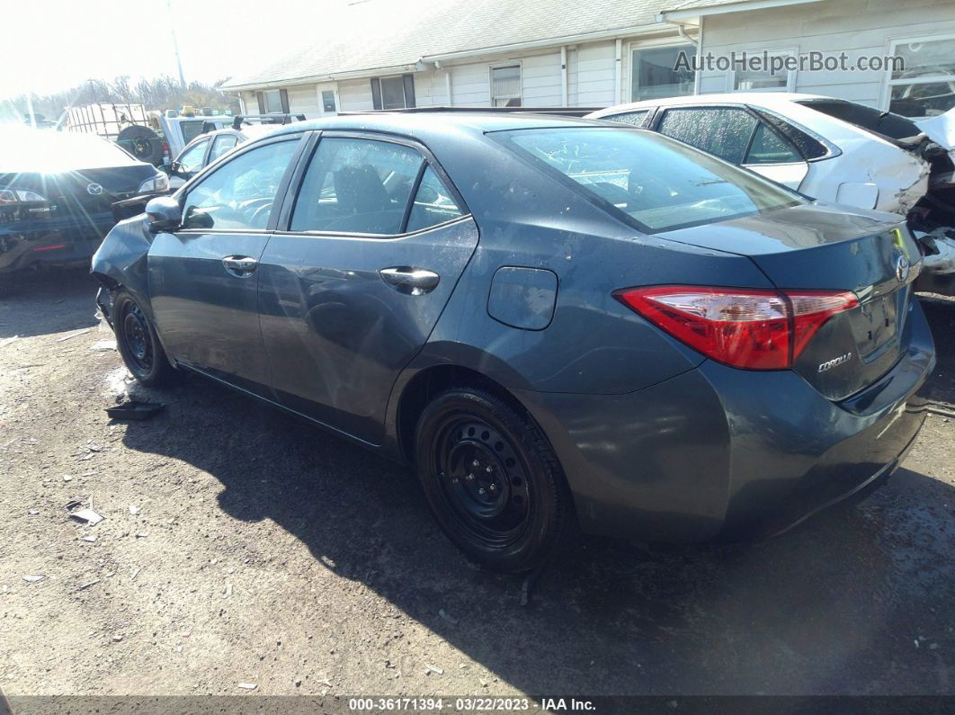 2019 Toyota Corolla Le Синий vin: 2T1BURHE1KC160303