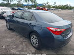 2019 Toyota Corolla Le Blue vin: 2T1BURHE1KC162231