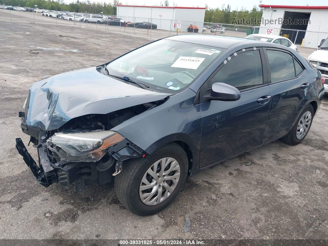 2019 Toyota Corolla Le Blue vin: 2T1BURHE1KC162231