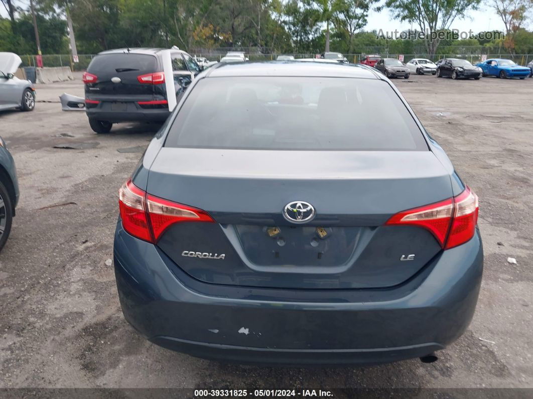 2019 Toyota Corolla Le Blue vin: 2T1BURHE1KC162231