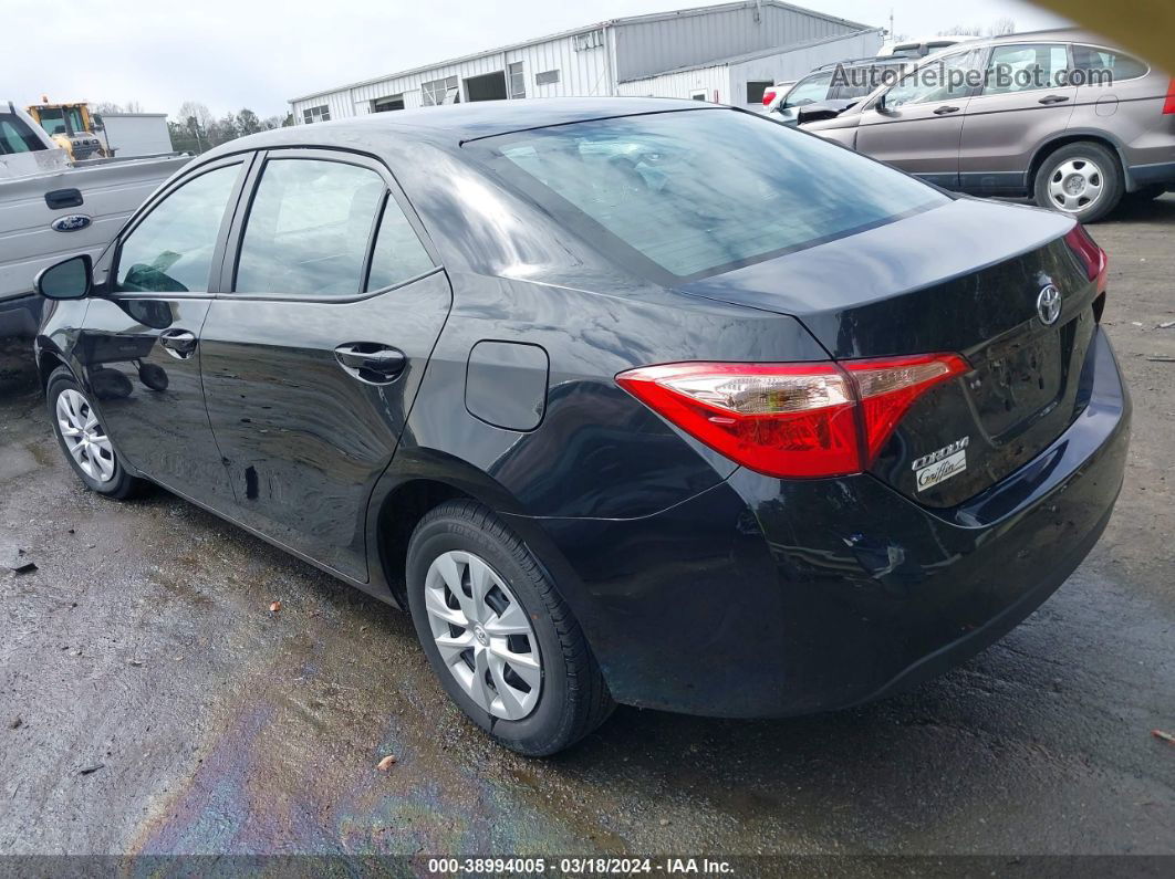 2019 Toyota Corolla L Black vin: 2T1BURHE1KC162777