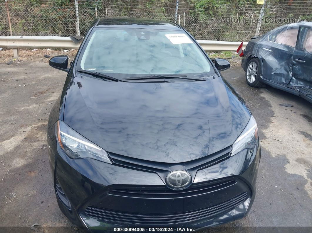 2019 Toyota Corolla L Black vin: 2T1BURHE1KC162777