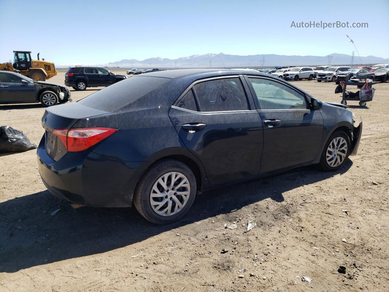 2019 Toyota Corolla L Blue vin: 2T1BURHE1KC168675