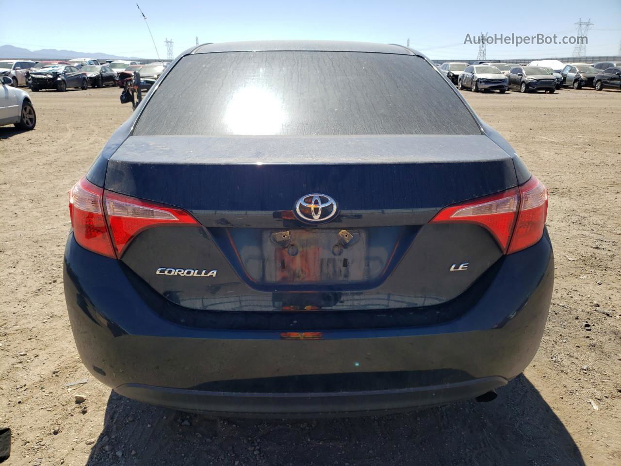 2019 Toyota Corolla L Blue vin: 2T1BURHE1KC168675