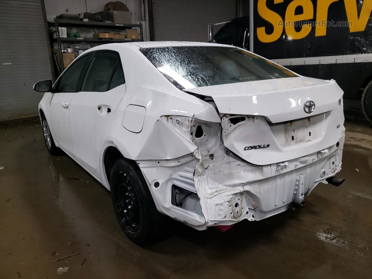 2019 Toyota Corolla L White vin: 2T1BURHE1KC169793