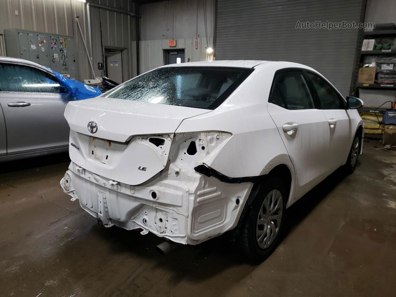 2019 Toyota Corolla L White vin: 2T1BURHE1KC169793