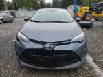 2019 Toyota Corolla L Gray vin: 2T1BURHE1KC175528