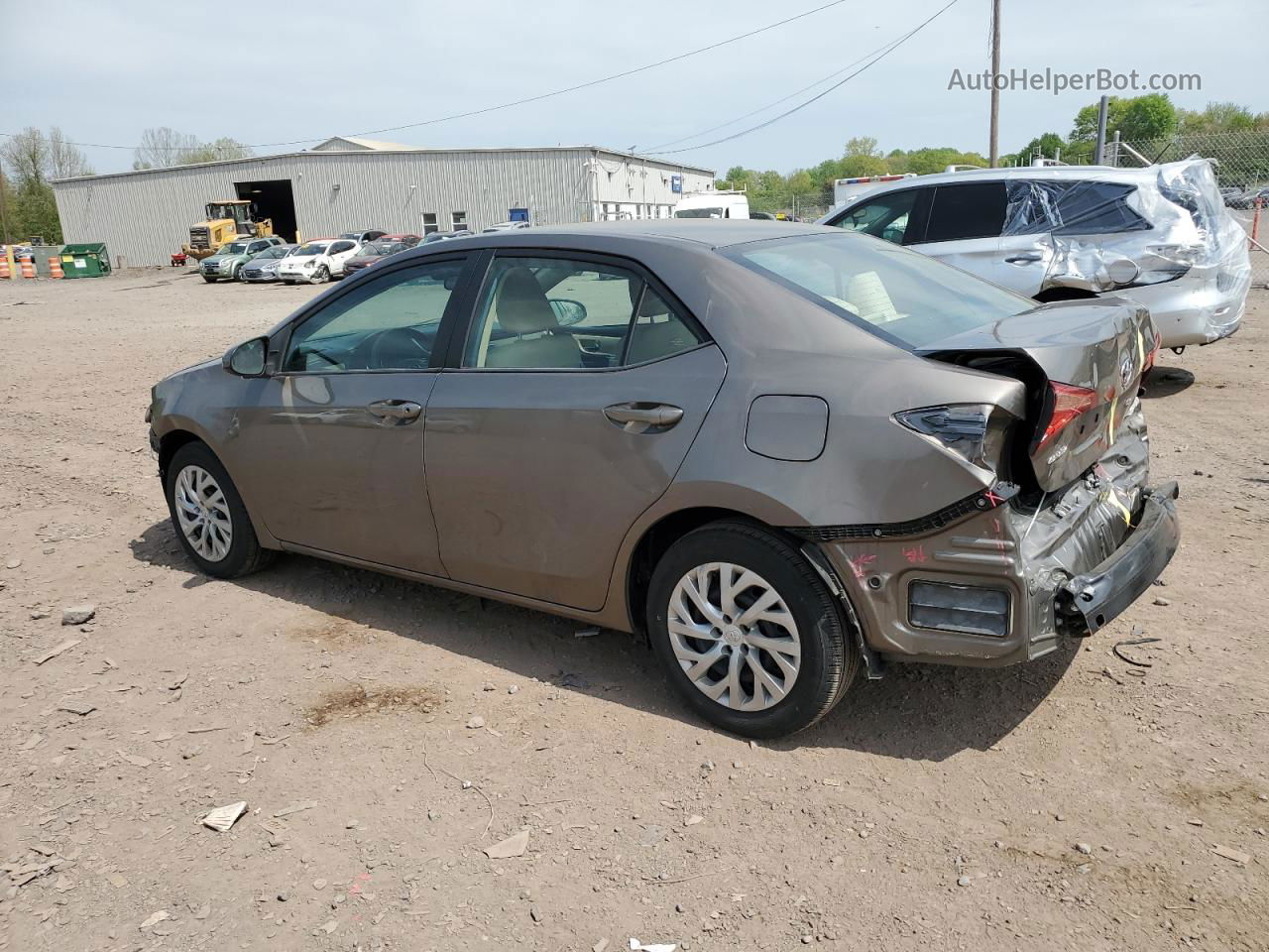 2019 Toyota Corolla L Gray vin: 2T1BURHE1KC176078