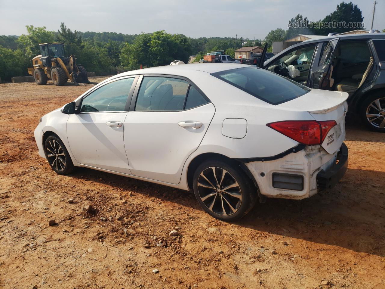 2019 Toyota Corolla L White vin: 2T1BURHE1KC178140