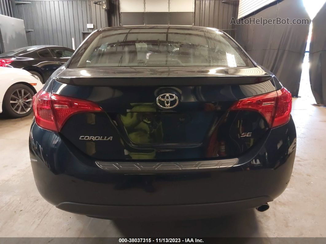 2019 Toyota Corolla Se Dark Blue vin: 2T1BURHE1KC179014