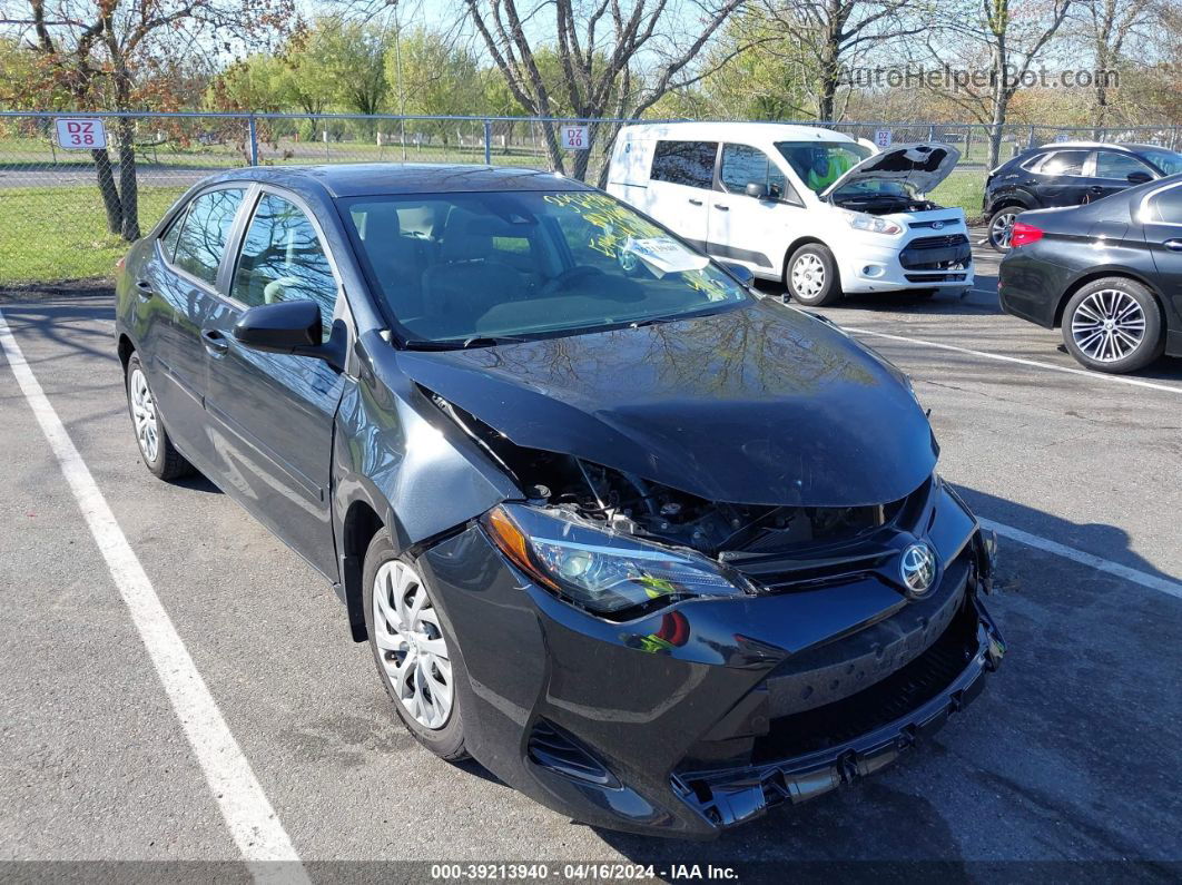 2019 Toyota Corolla Le Black vin: 2T1BURHE1KC184830