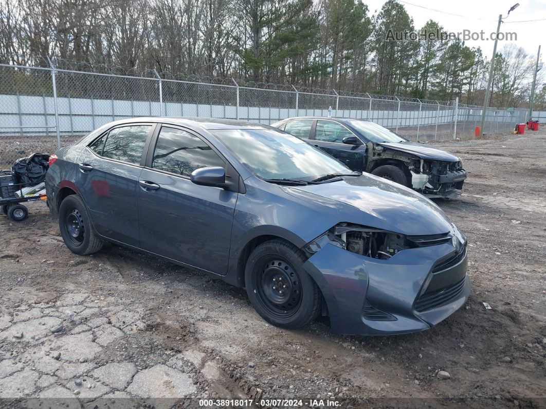 2019 Toyota Corolla Le Blue vin: 2T1BURHE1KC200587