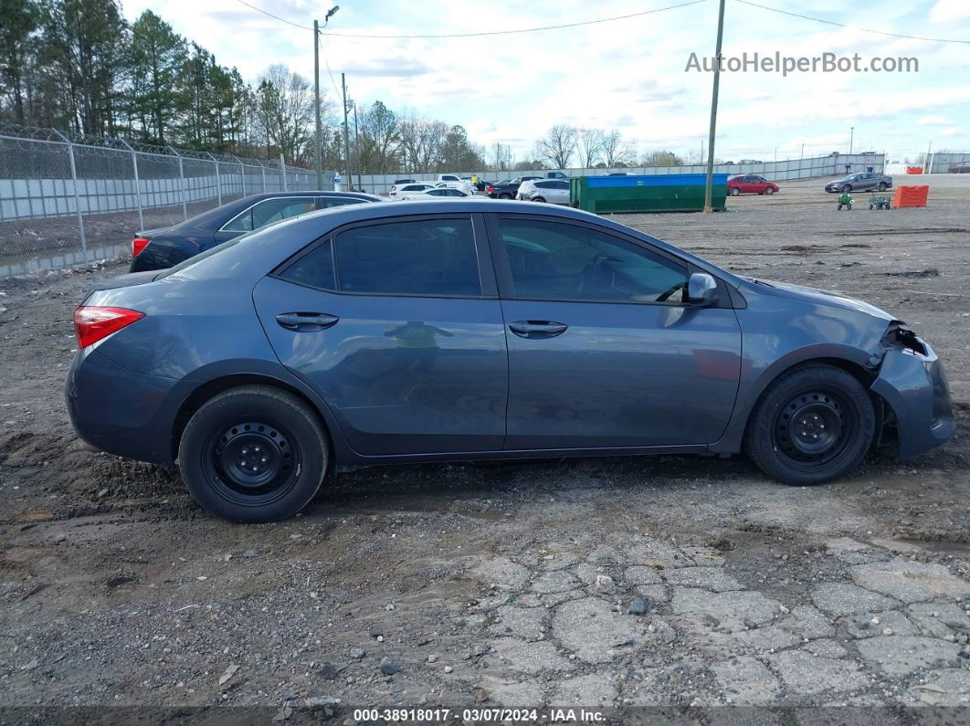 2019 Toyota Corolla Le Blue vin: 2T1BURHE1KC200587