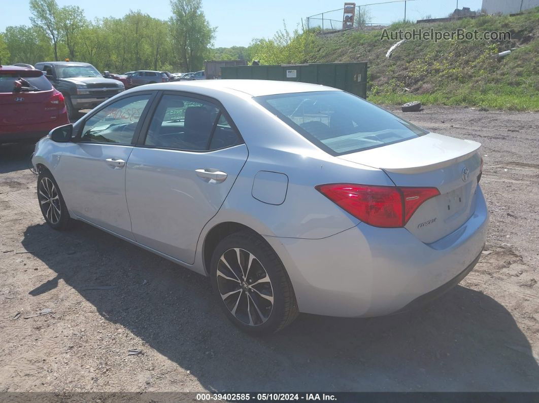 2019 Toyota Corolla Se Silver vin: 2T1BURHE1KC208284