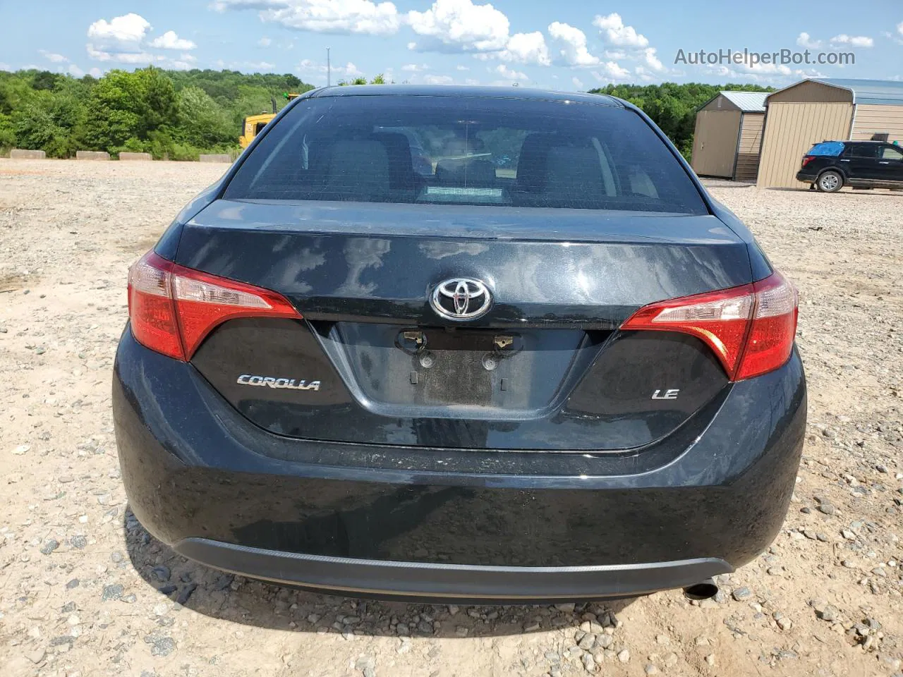 2019 Toyota Corolla L Black vin: 2T1BURHE1KC218569