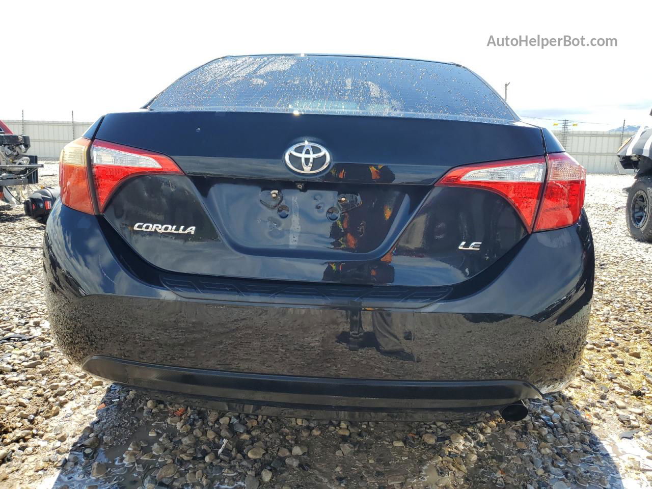 2019 Toyota Corolla L Black vin: 2T1BURHE1KC231757