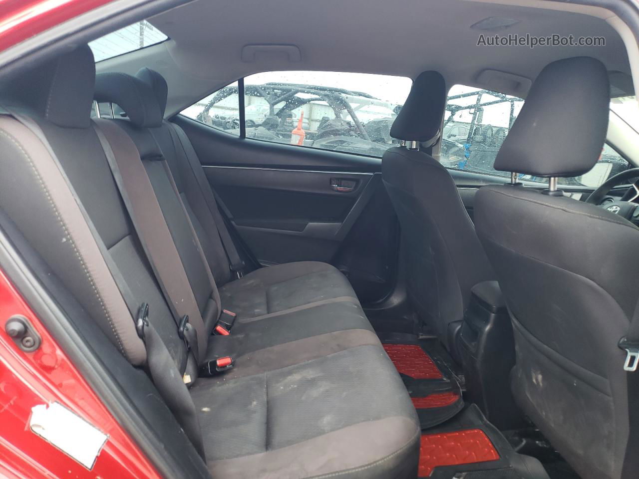 2019 Toyota Corolla L Red vin: 2T1BURHE1KC234870