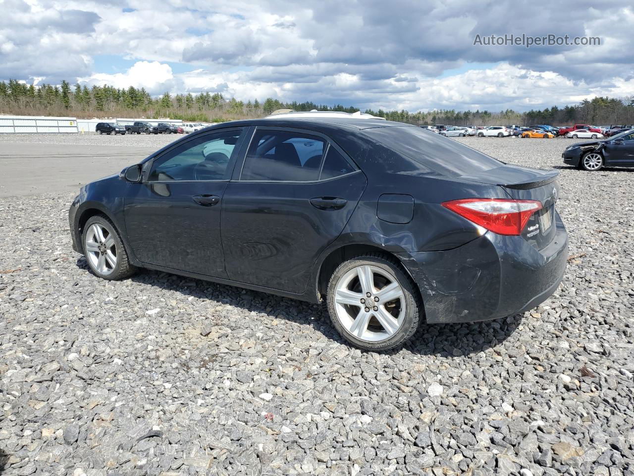 2014 Toyota Corolla L Black vin: 2T1BURHE2EC005568