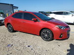 2014 Toyota Corolla L Red vin: 2T1BURHE2EC081677