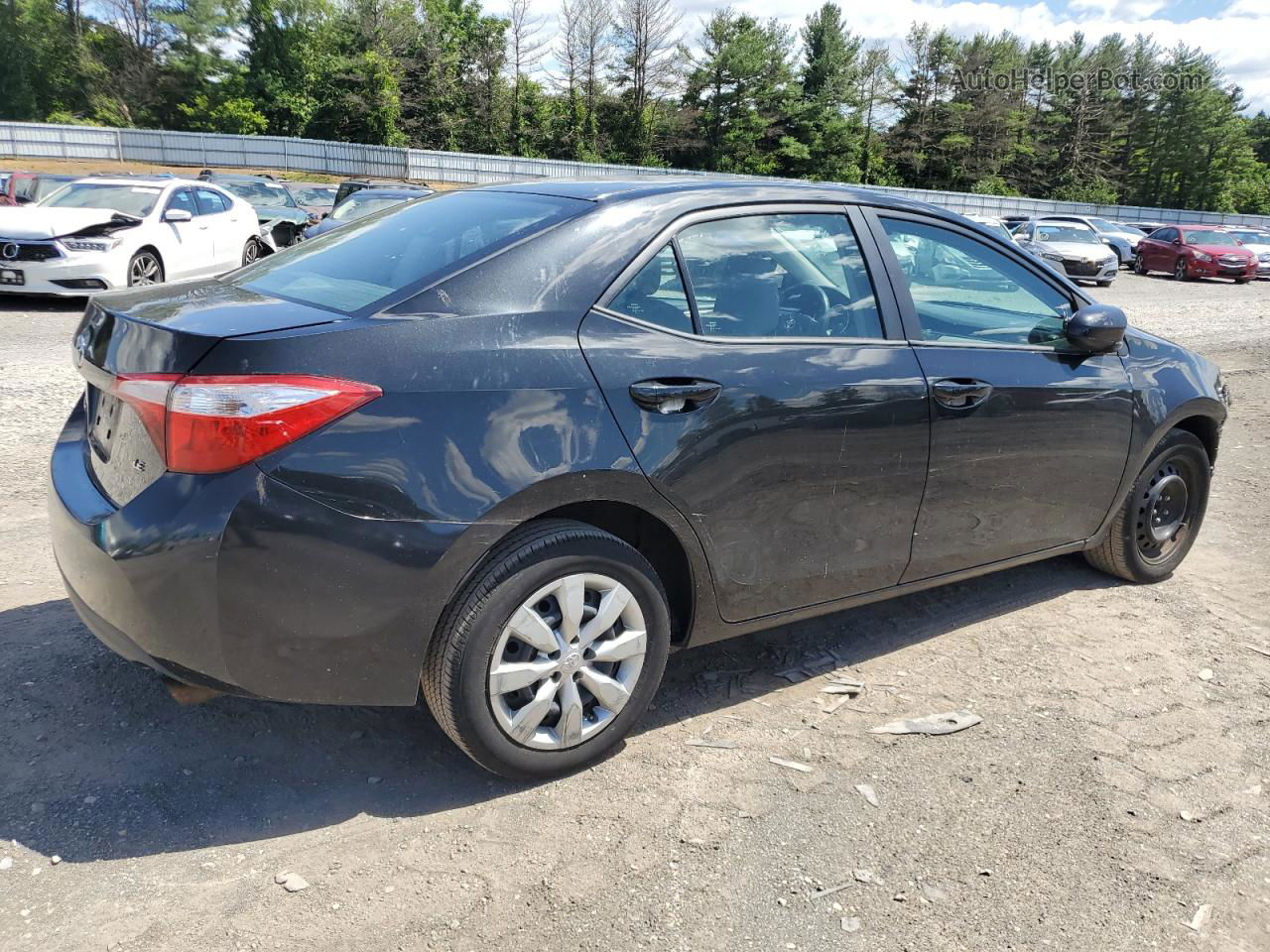 2014 Toyota Corolla L Charcoal vin: 2T1BURHE2EC137858