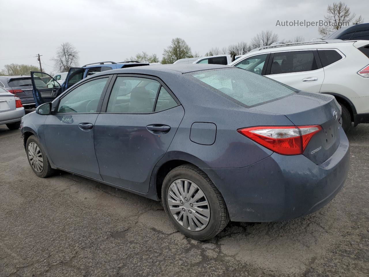 2014 Toyota Corolla L Gray vin: 2T1BURHE2EC140131