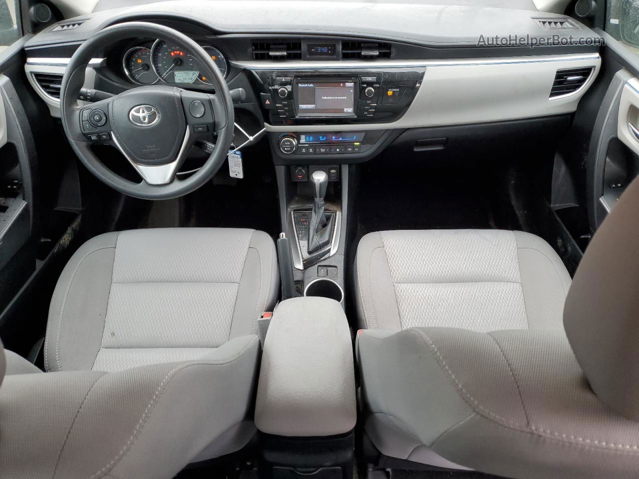 2014 Toyota Corolla L Gray vin: 2T1BURHE2EC140131