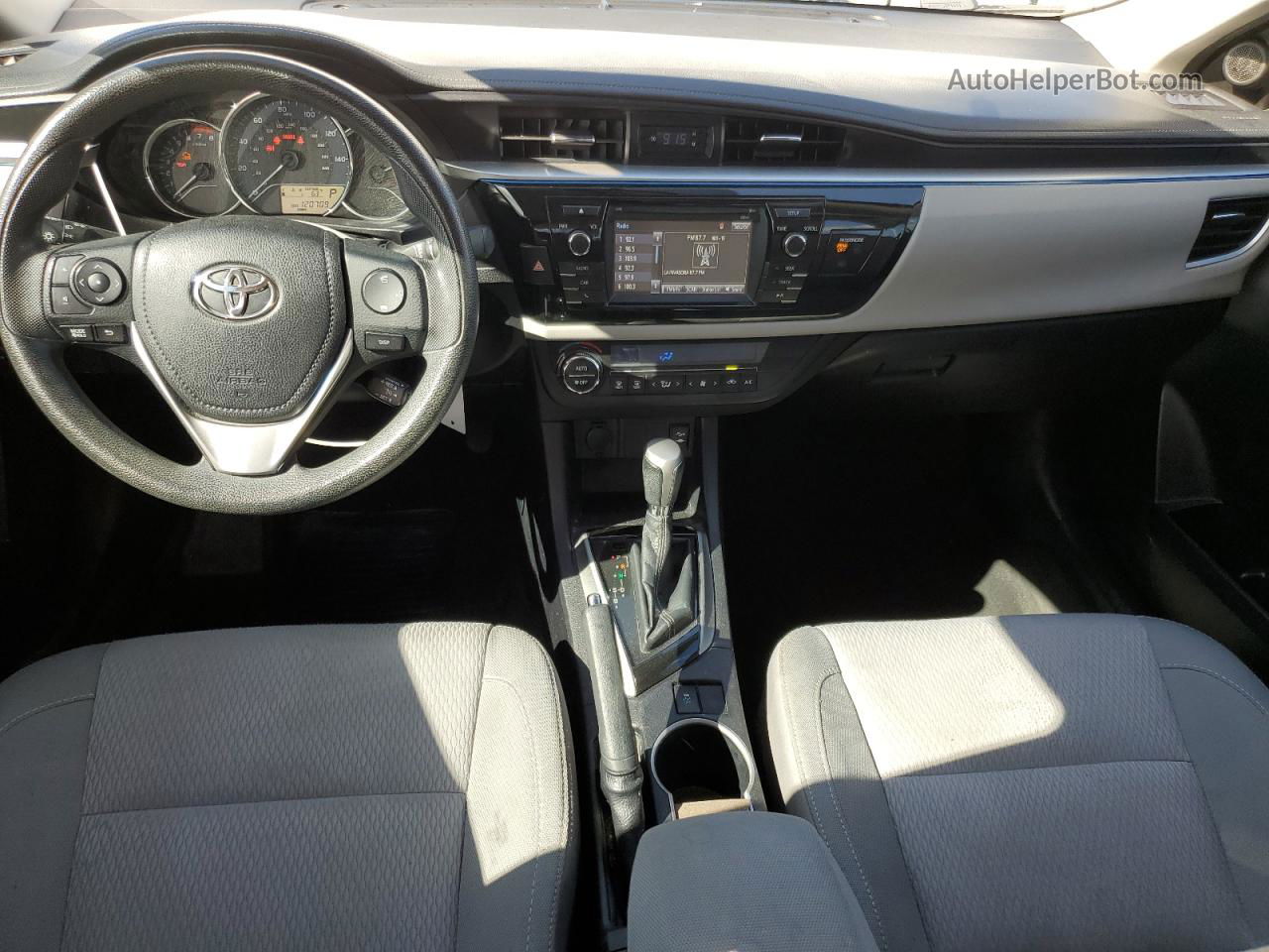 2014 Toyota Corolla L Белый vin: 2T1BURHE2EC155227