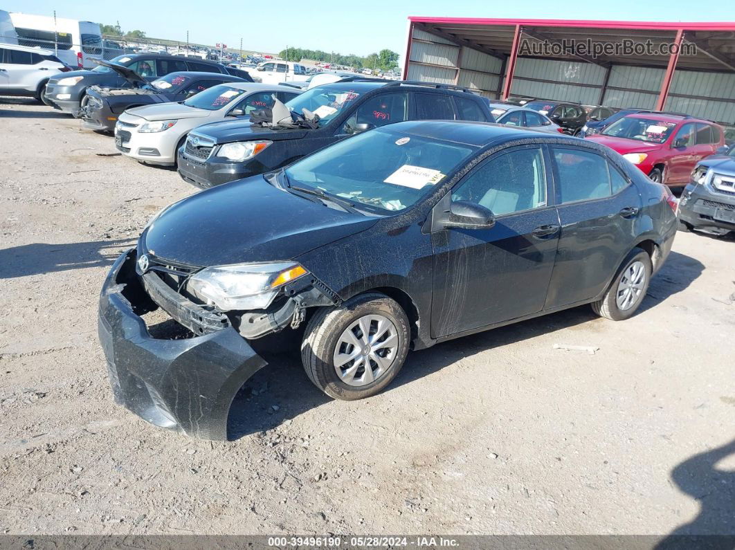 2014 Toyota Corolla L Black vin: 2T1BURHE2EC158600