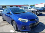 2014 Toyota Corolla S Plus Blue vin: 2T1BURHE2EC167667