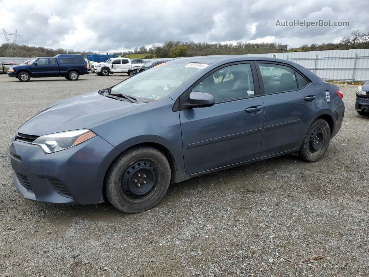 2014 Toyota Corolla L Gray vin: 2T1BURHE2EC191600