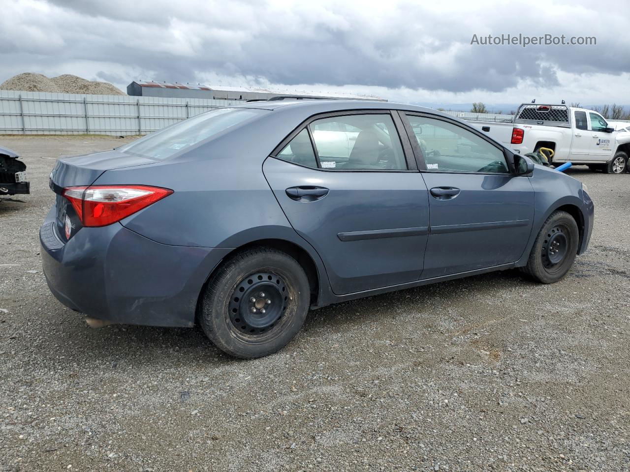 2014 Toyota Corolla L Gray vin: 2T1BURHE2EC191600