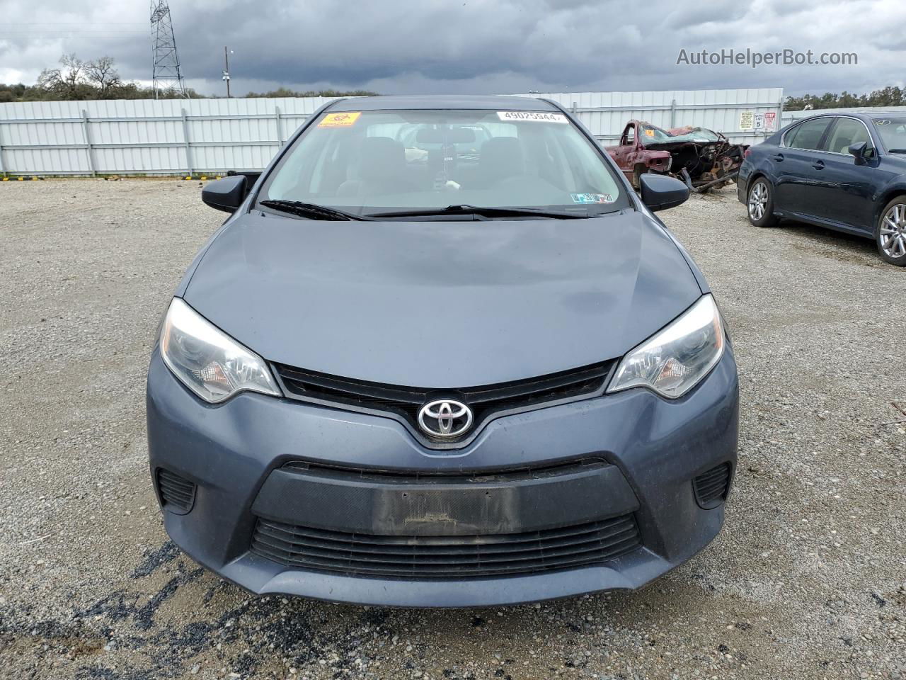 2014 Toyota Corolla L Серый vin: 2T1BURHE2EC191600