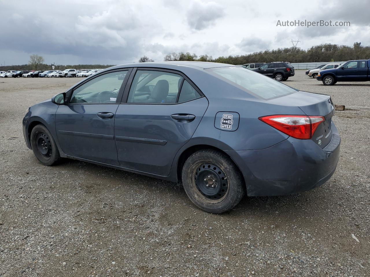 2014 Toyota Corolla L Gray vin: 2T1BURHE2EC191600